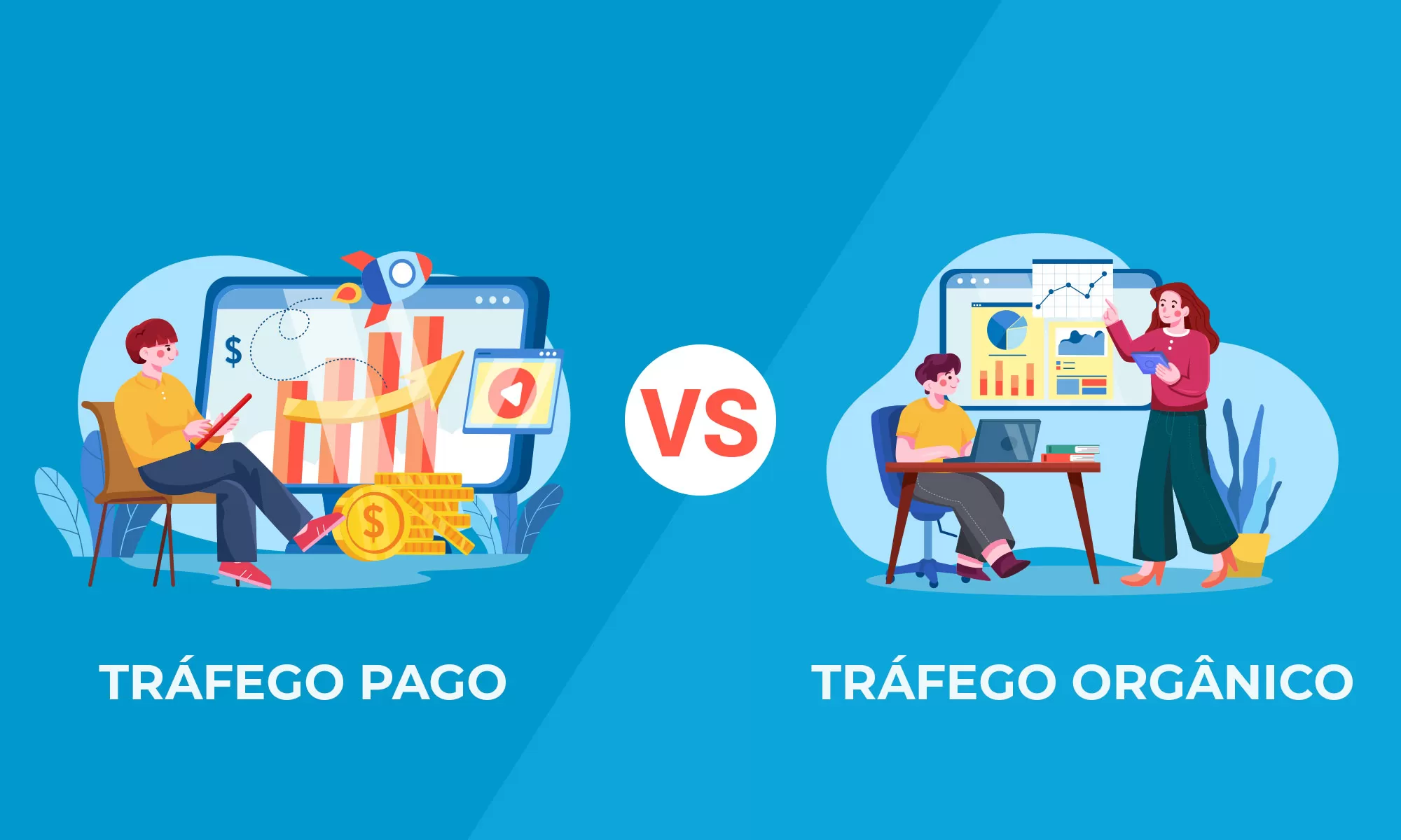 Tráfego Pago x Orgânico: Entenda as Diferenças e Vantagens