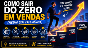 como sair do zero em vendas