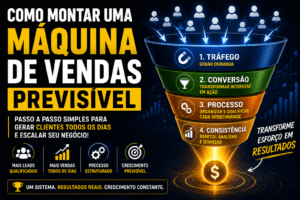máquina de vendas previsível