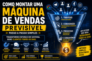 máquina de vendas previsível