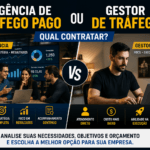 agência de tráfego pago ou gestor de tráfego
